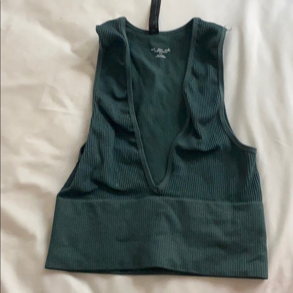 Free People Tops - free people green crop